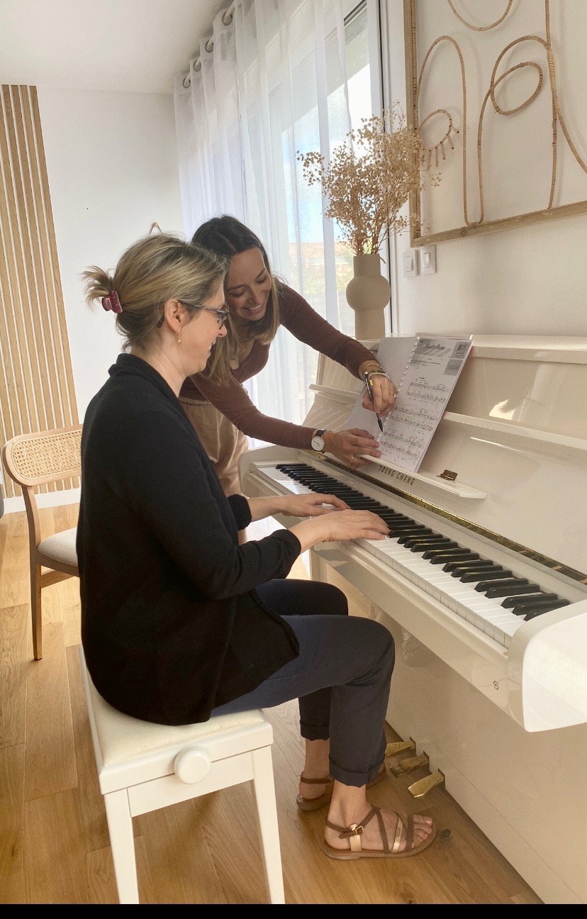 piano de la professeure