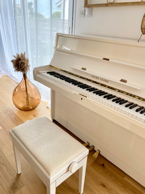 piano de la professeure